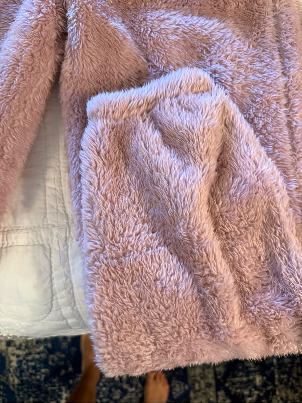Cozy Plush Pink Loungewear Set - Picture 7 of 7